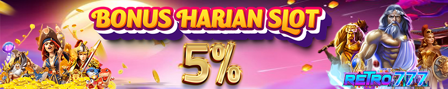 Bonus Deposit Harian Slot 5%